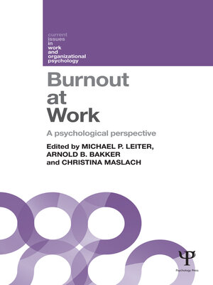 cover image of Burnout at Work